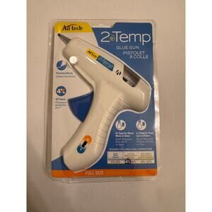 New Sealed Ad Tech 2 Temp Glue Gun White 5' Cord Precision Nozzle